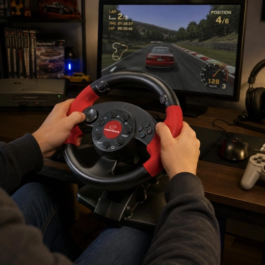 Volan de joc Esperanza High Octane pentru PC și PS3