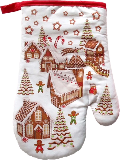 Mănușă de bucătărie TORO căsuțe din turtă dulce