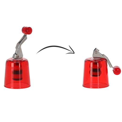 Dop cu clemă cu inel pentru sticle 0,5–1,5 l, set 12 buc