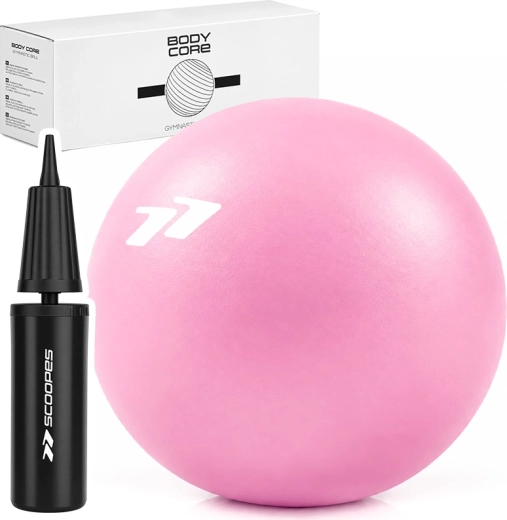 Minge de gimnastică BodyCore 22 cm roz - 1 bucată