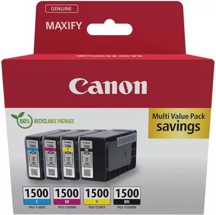 Canon multipack de cartușe cu cerneală PGI-1500 BK/C/M/Y
