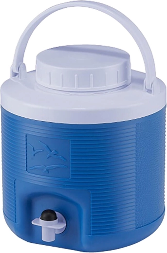 Termos cu robinet 4 l, albastru/verde