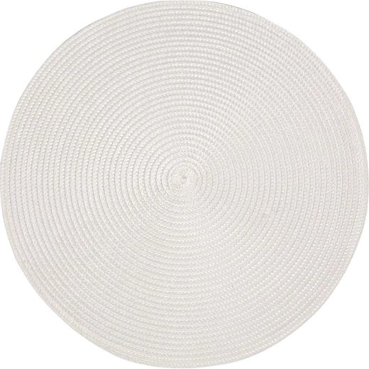 Suport rotund alb din „paie” PP 38 cm