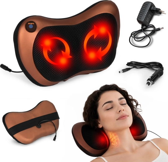 Pernă de masaj shiatsu KADEN cu încălzire 20 W