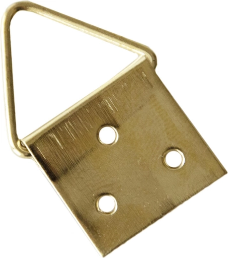 Ureche pentru agățat tablouri 20 × 18 mm, mărimea 5, alamă, 200 buc.