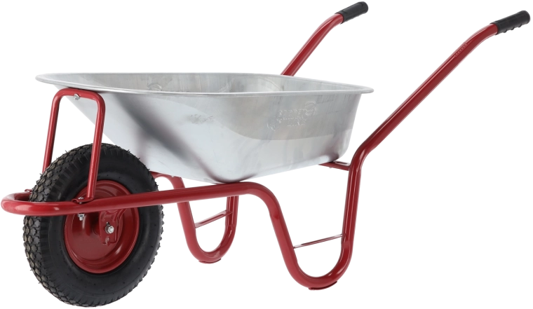 Roabă de grădină 120 l roșie