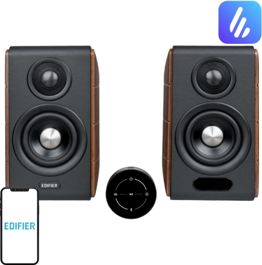 Edifier S880DB MKII boxe active de raft 2.0 (lemn închis)