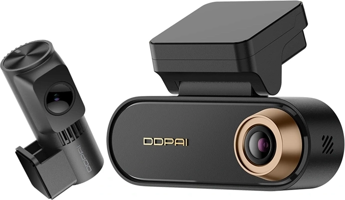 DDPAI N5 Pro cameră auto cu două canale (față + spate)