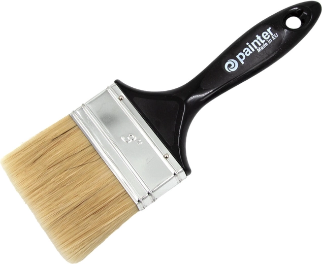 Pensulă lată de vopsit 3″ cu mâner din plastic