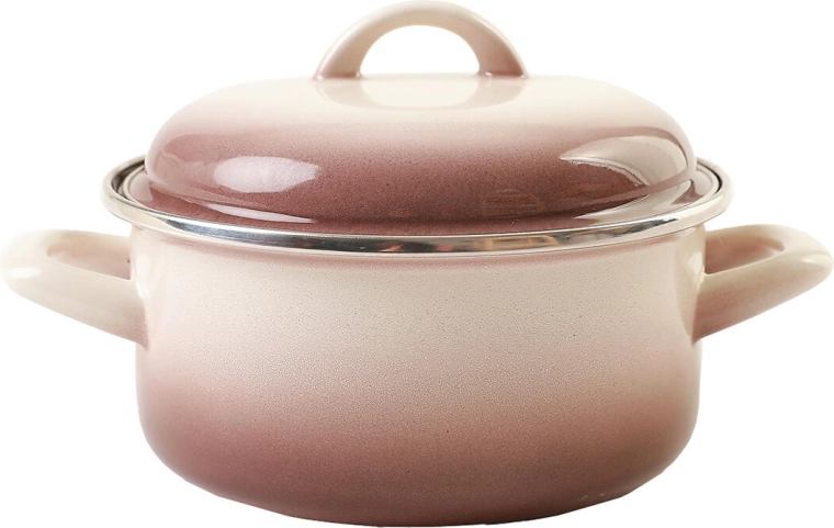Castron cu capac 14 cm, 1 l, Cappuccino