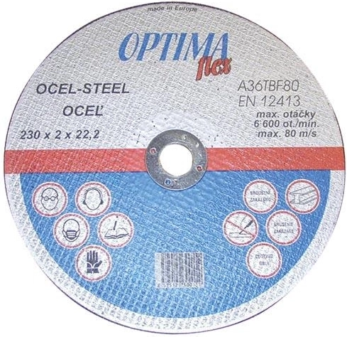 Disc de tăiere pentru oțel 230 × 2,0 × 22,2 mm