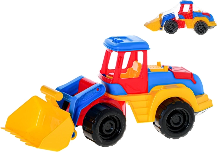 Tractor încărcător din plastic 45 cm pentru nisip și grădină