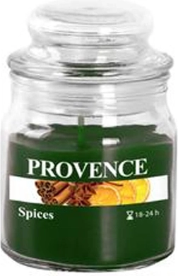 Lumânare parfumată în pahar cu capac, aromă de condimente, 70 g