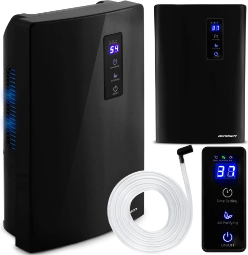 Dezumidificator de aer cu purificare UV Berdsen BR-20, negru