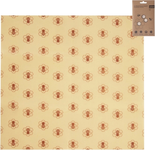 Șervețel alimentar eco cerat reutilizabil din bumbac și ceară de albine 35 × 33 cm