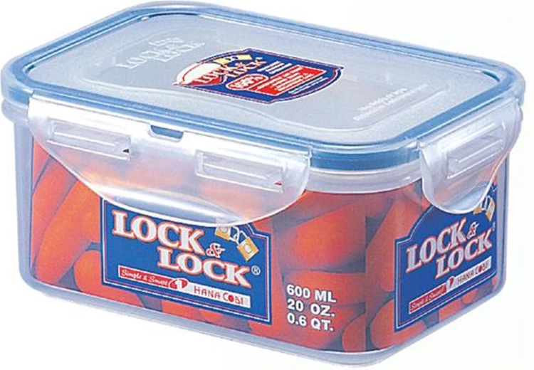 Recipient pentru alimente LOCKnLOCK dreptunghiular 600 ml