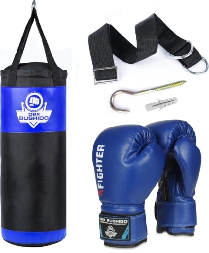 Set de box pentru copii DBX Bushido Kids 60.2 albastru
