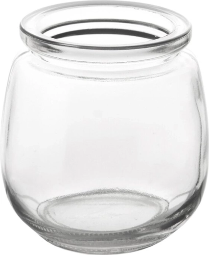 Borcan din sticlă pentru iaurt 130 ml