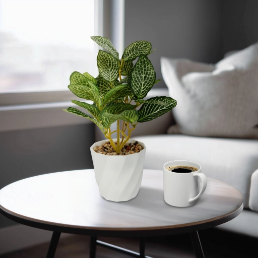 Plantă decorativă artificială Fittonia, 20 cm