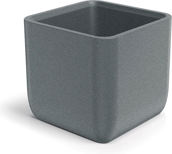 Ghiveci Molta Square gri granit 48 × 48 × 39 cm