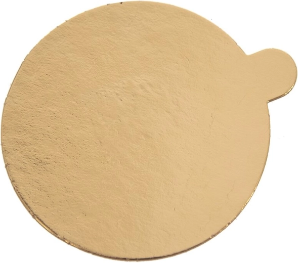 Suport auriu subțire pentru mini tort 10 cm (rotund)