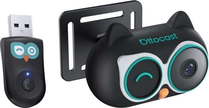 Ottocast Cabin Care adaptor wireless CarPlay cu cameră pentru scaunele din spate