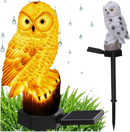 Lampă solară de grădină în formă de bufniță Gardlov
