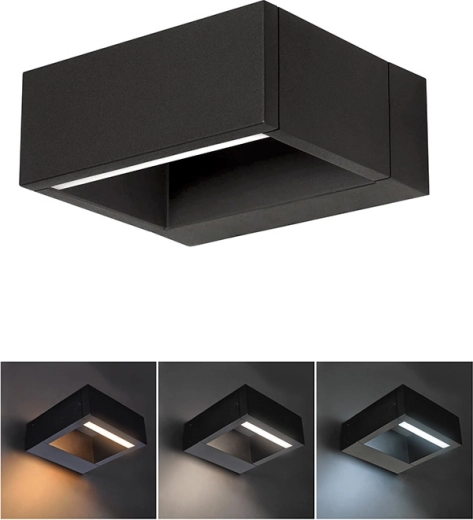 Solight LED aplică de exterior Ragusa 7 W, 450 lm, 3 CCT