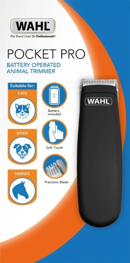 Trimmer de buzunar cu acumulator pentru câini WAHL Pocket Pro