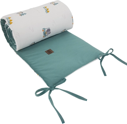 Apărătoare pentru pătuț Eko Cars 180 × 35 cm
