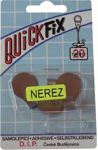 Cârlige autoadezive din inox QF, argintii, 3 buc.