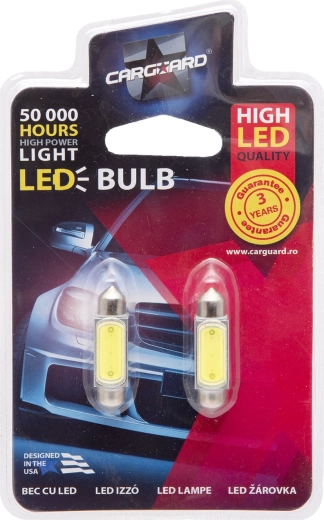 Bec LED tip sofită 36 mm 12 V 3 W 6000 K