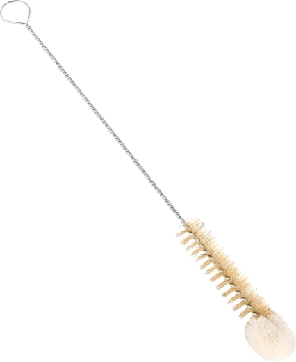 Perie pentru sticle din peri naturali și bumbac 15 mm
