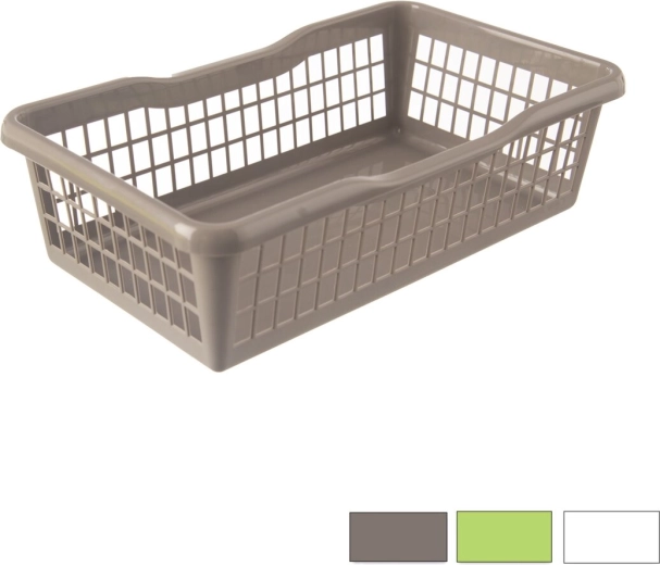 Coș de depozitare din plastic 24,5 × 15,2 × 7,5 cm, mix