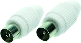 Solight conectori antenă direcți COAX (conector + mufă)