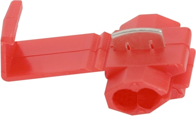 Conector de cablu roșu pentru cabluri cu 1–2 fire
