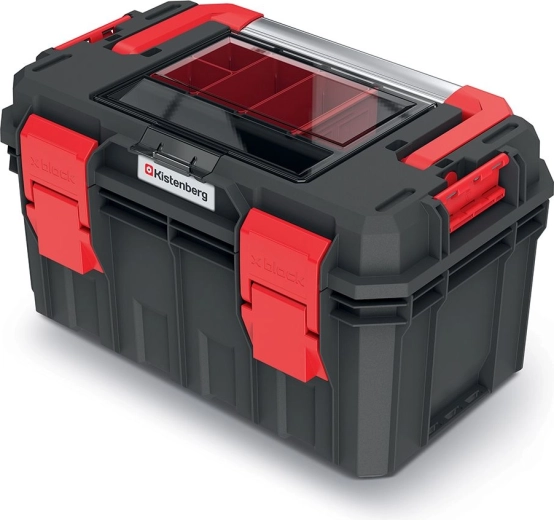 Geantă pentru scule cu organizator Kistenberg S Block ALU 450 × 280 × 264 mm, IP55