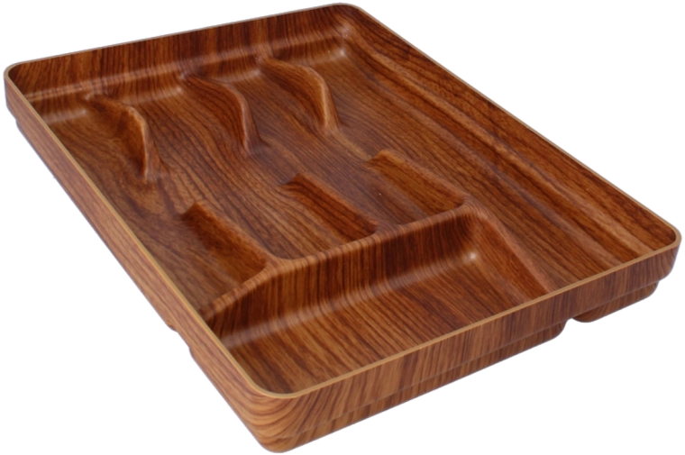 Organizator pentru tacâmuri de sertar, 5 compartimente