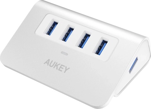 Hub USB din aluminiu AUKEY 4× USB 3.0 (USB-A) 5 Gbps