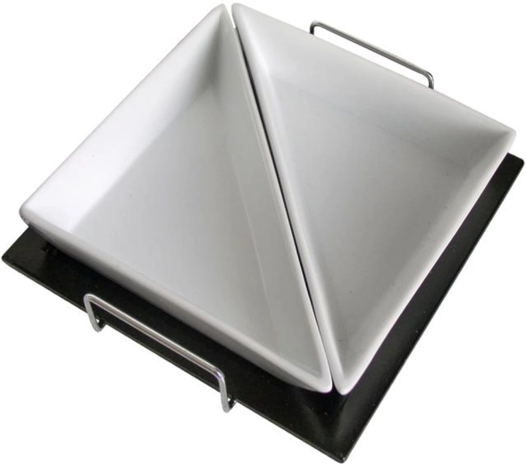 Set de servire cu boluri și tăviță Toro pătrată