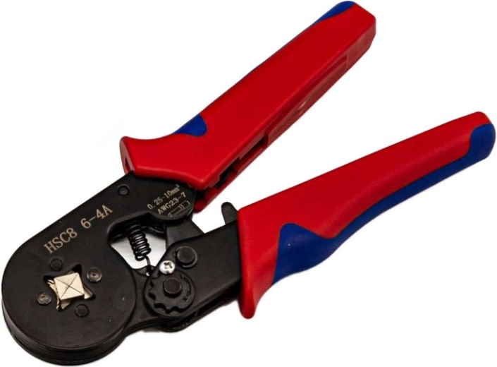 Clește de sertizat pentru ferule de cablu 0,25–10 mm² (HSC8 6-4A)
