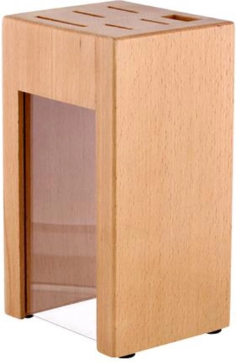 Bloc de cuțite din lemn de fag, 6 poziții