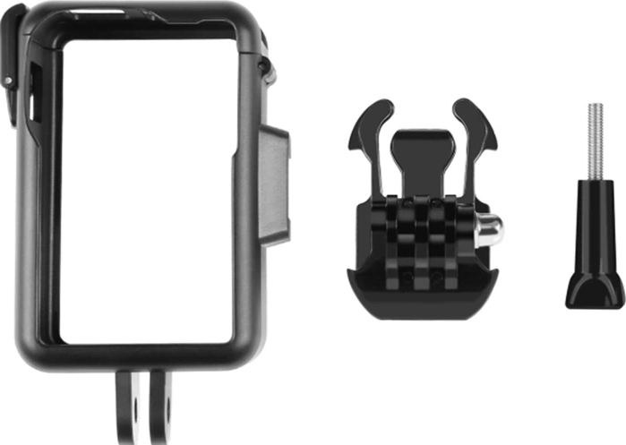 Puluz cadru de protecție cu cold shoe pentru DJI Osmo Action 5 Pro/4/3 (negru)