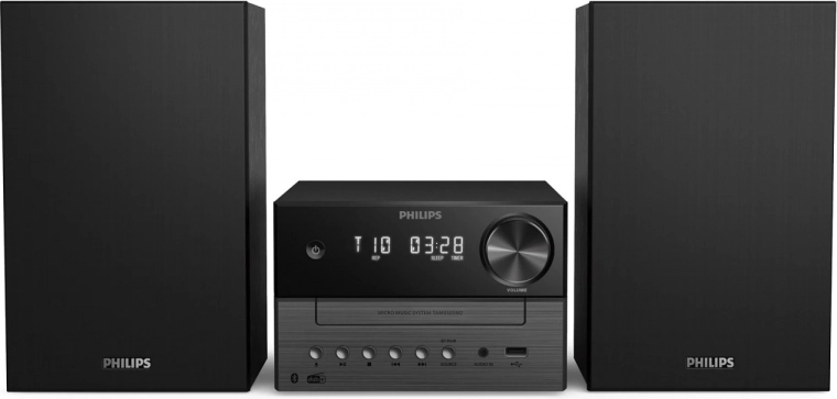 philips microsistem tam3505m2 stereo compact cu dab+, cd, bluetooth 5.4 și usb