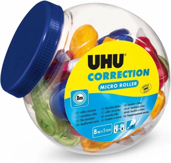 Bandă corectoare UHU Correction Roller Micro 8 m × 5 mm