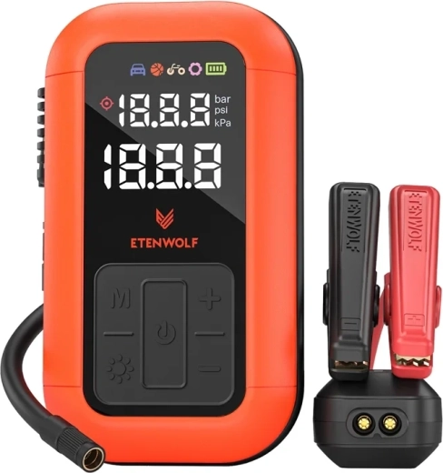 Autocompresor ETENWOLF X6 Pro cu baterie de 8000 mAh