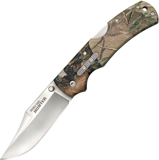 Cuțit pliabil de vânătoare Cold Steel Double Safe Hunter, camuflaj, 8,9 cm