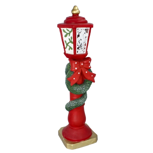 Decorațiune de Crăciun – lanternă cu clopoței cu iluminare LED 65 cm – 1 bucată