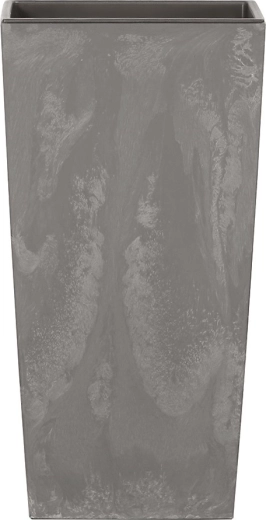 Ghiveci Urbi Square, efect beton marengo, 2 l