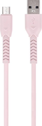 Maxlife cablu microUSB 1 m roz